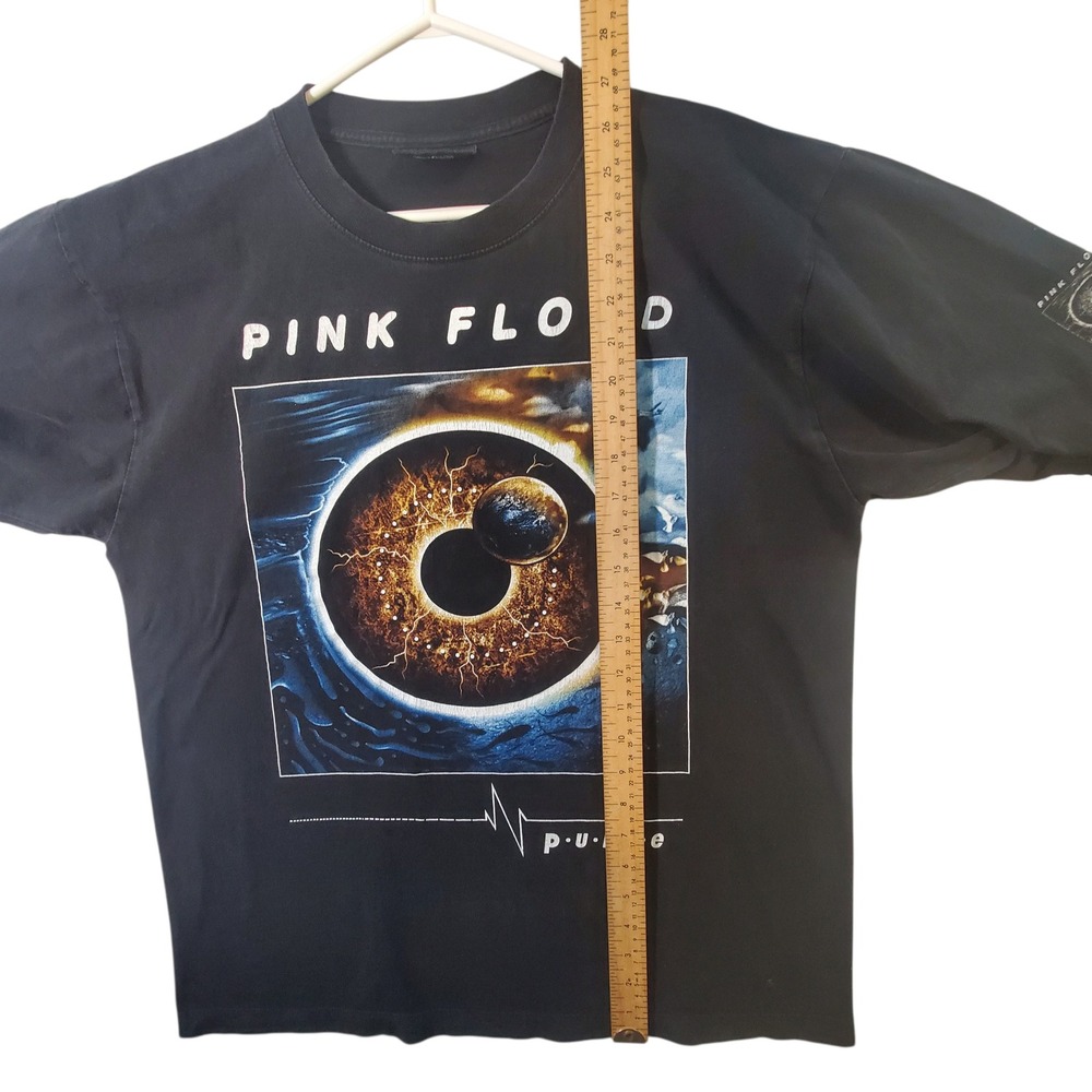 Rock Chang Pink Floyd Pulse Long Sleeve Shirt Mens Large Black Eye Graphic Tee - Picture 4 of 10